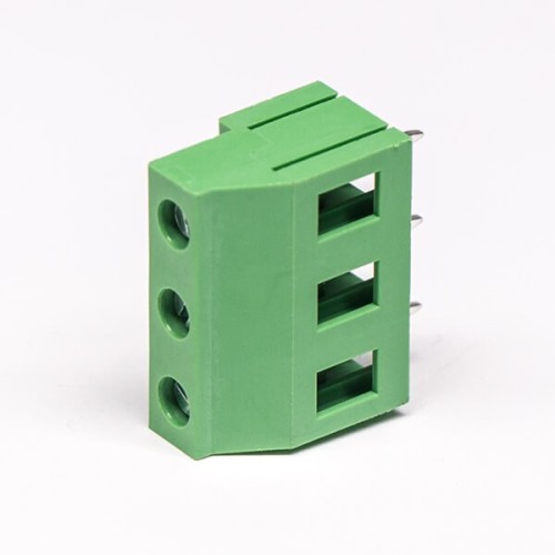 Screw Terminal 3pin Green Straight Through Hole PCB Mount