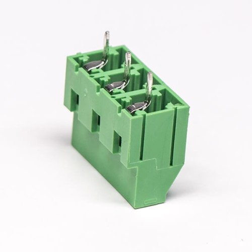 Screw Terminal 3pin Green Straight Through Hole PCB Mount