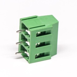 Screw Terminal Block 3pin straight PCB Mount Green Connector