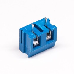 Screw Terminal Block PCB Straight Blue Connector for PCB Mount