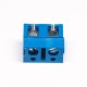 Screw Terminal Block PCB Straight Blue Connector for PCB Mount