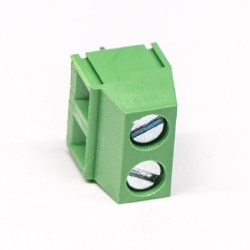 Screw Terminal PCB Connector Straight 2pin Green Through Hole