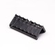 Terminal Block Black Black Straight 7pin PCB Universal Screw Connector