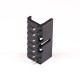 Terminal Block Black Black Straight 7pin PCB Universal Screw Connector