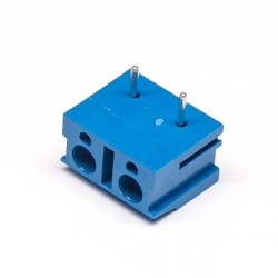 Terminal Block Blue PCB universal screw terminal 2pin Through Hole Angled