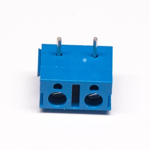 Terminal Block Blue PCB universal screw terminal 2pin Through Hole Angled