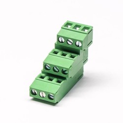 Terminal Block Green Three floors 9pin with Screw Plug