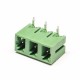 3 pin Terminal Block 90 Degree PCB Connector Plastic Green