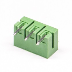 3 pin Terminal Block 90 Degree PCB Connector Plastic Green