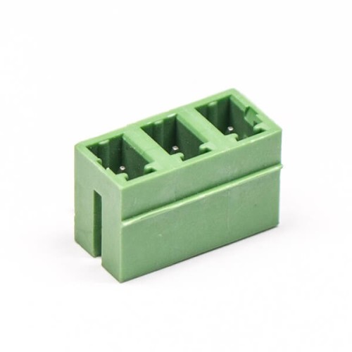 3 pin Terminal Block 90 Degree PCB Connector Plastic Green