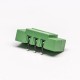 3 pin Terminal Block Connector Right Angle with 2 Screw Hole Green Pluggable Connector