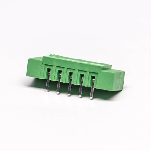 4 pin Terminal Block Right Angle With 2 Screw holes Connector