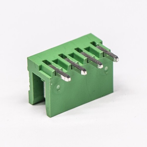 4pin Angle Terminal Block Pluggable Connector for PCB Mount