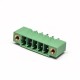 5 pin Terminal Block Straight Through Hole Green Pluggable Connector