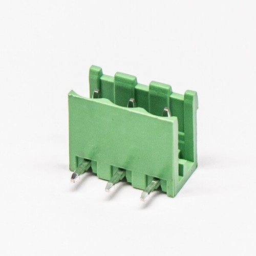 PCB Terminal Block Connector 3pin Right Angle Pluggable Headers