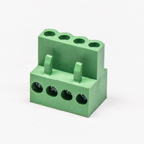 Plug in Terminal Blocks Green Pluggable with 4 Holes Socket