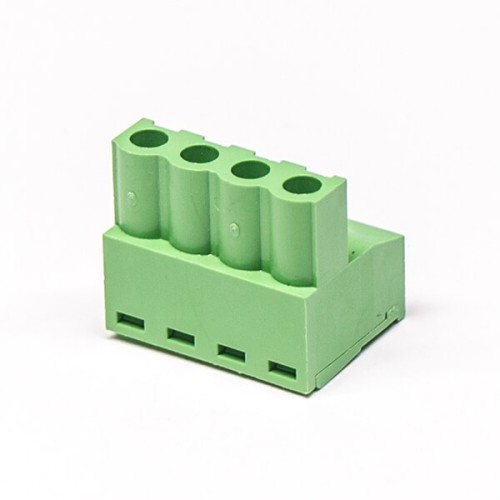 Pluggable Terminal Block 90 Degree Angled Hole Cable Connector