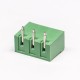 Right Angle Terminal Blocks 3pin Green Plug-in Connector