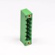 Terminal Block Connector Pluggable 6pin Right Angle Through Hole for PCB Mount