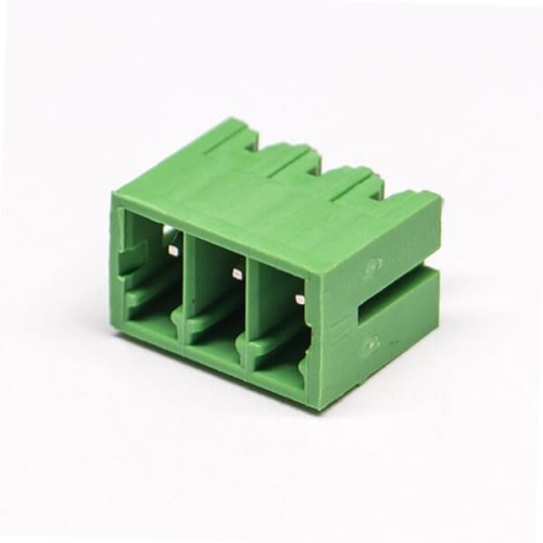 Terminal Block Plug Connector Assemble 3pin 180 Degree PCB Mount