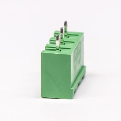 Terminal Block Plug Socket 3pin Straight Through Hole Green Pluggable Connector