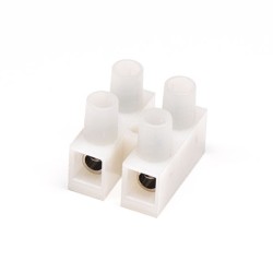 Terminal Strip Connectors 4 Holes White Feed through terminal blocks