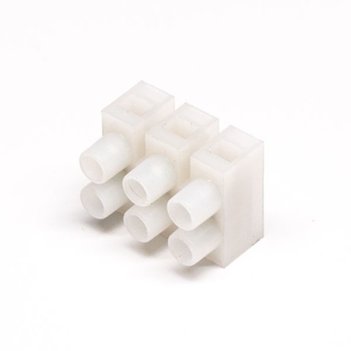 Terminal Strips Solder 8.00mm Picth White Feed Through Terminal Blocks