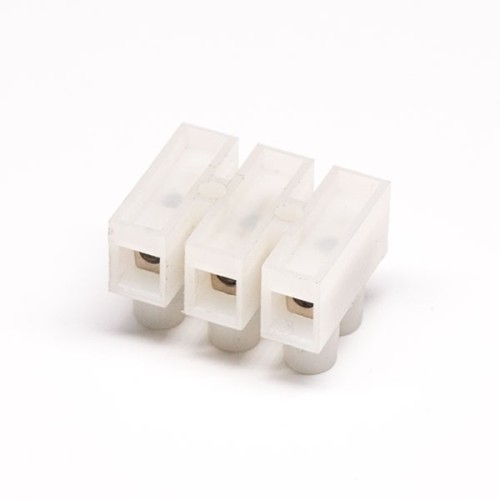 Terminal Strips Solder 8.00mm Picth White Feed Through Terminal Blocks