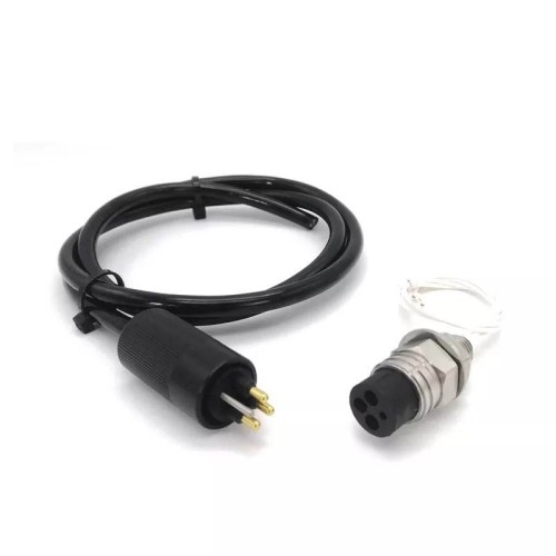 IP69k 3 Pin Drone Cable Watertight Connector HOV ROV UUV IP69K 3Pin Male Plug and Female Socket Cable 1M