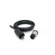 Plugable Cable MCIL10M Subsea Wet Mate Connectors IP69K 2Pin Male Plug and Female Socket Cable 1M