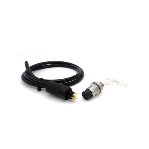 Underwater electric cable connector IP69K 6Pin Male Plug and Female Socket Cable 1M