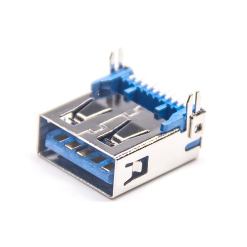 90degree Usb A Female Connector with 2 Legs PCB SMT 20pcs