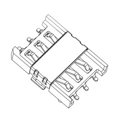 Nano SIM Card Connector MUP-C781 6P