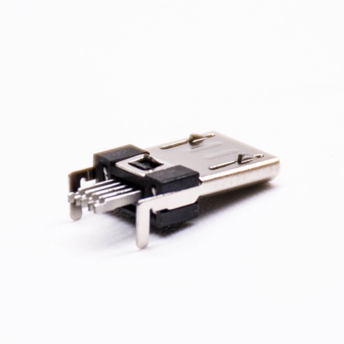 USB 2.0 Micro-B 5 Pin Male Straight Through Hole For PCB Mount