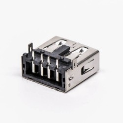 USB A Right Angled Female DIP for PCB Mount 20pcs