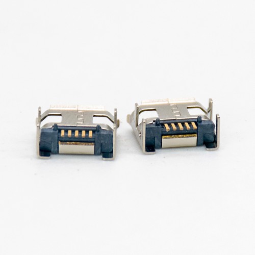 USB Micro B Female SMT Straight DIP 7.15 5 Pin for Phone