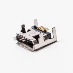 USB Micro B Female SMT Straight DIP 7.15 5 Pin for Phone