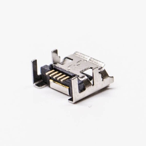 USB Micro B Female SMT Straight DIP 7.15 5 Pin for Phone