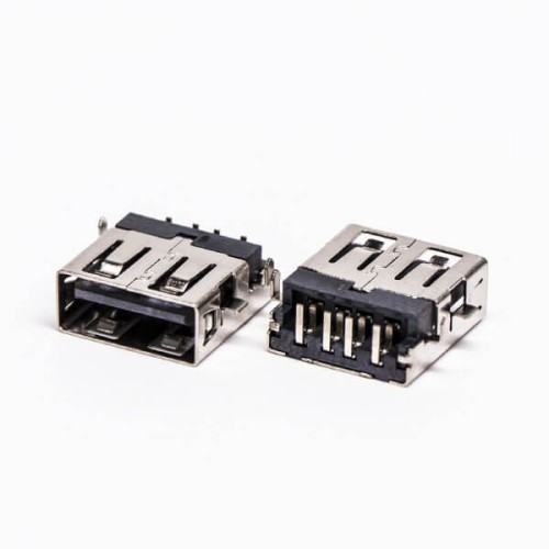 USB PCB Connector Female Right angled DIP 20pcs