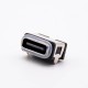 USB C Waterproof Connector 6 Pin Female IPX8 With Waterproof Ring