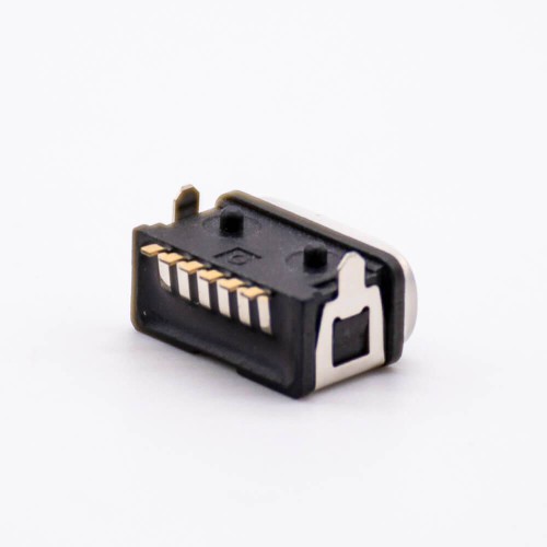 USB C Waterproof Connector 6 Pin Female IPX8 With Waterproof Ring