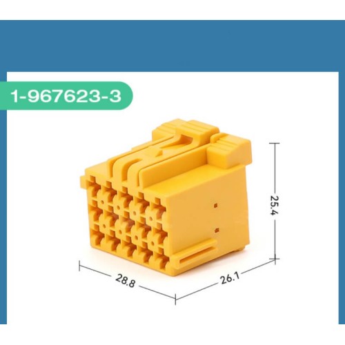 15 Pin Female and male Electrical Automotive Wire Connectors