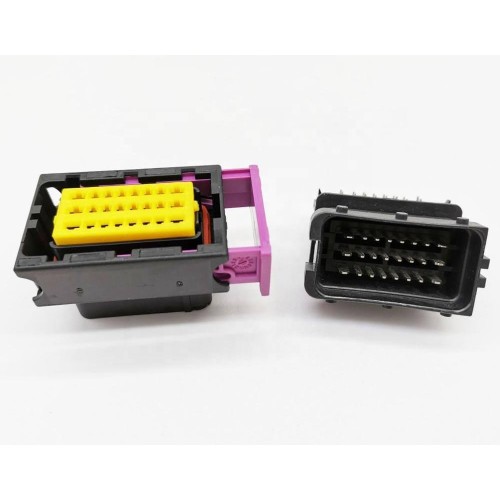 24 Pin female And male automotive Ecu connector plastic Car Aluminum Ecu Box