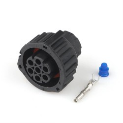 7Pins Female waterproof Connector For Plug Hosing