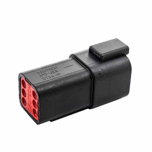 Automotive Sealed Connector 6 Pin PA66 Waterproof 6P Male Female Mating Connector Elecbee (Excluded Contacts)