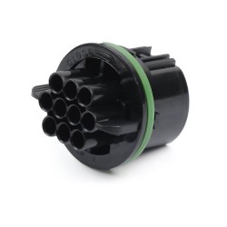 Black 10 Pin Automotive Waterproof Connector 2.8 Male Female Headlamps Led Car Socket Sensor Connector