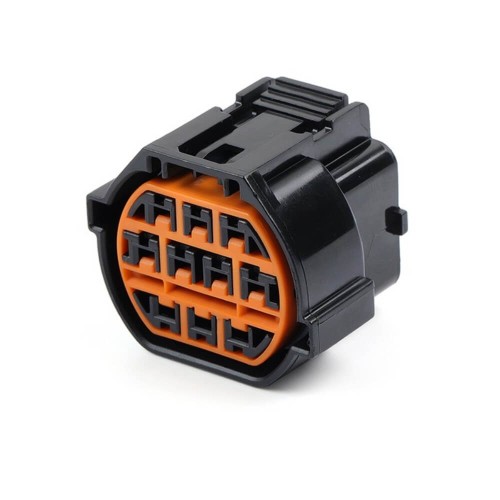 Black 10 Pin Automotive Waterproof Connector 2.8 Male Female Headlamps Led Car Socket Sensor Connector