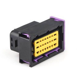 Black 24 Pin Female Fci Ecu Connector For T Uningbox