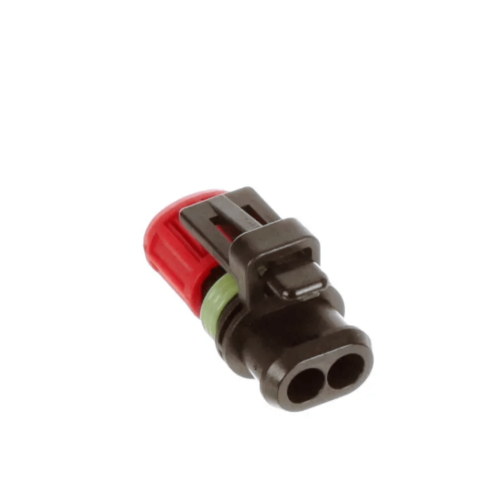 Injector Connector Socket 2 Pin Female Black With Pins And Wire Seals