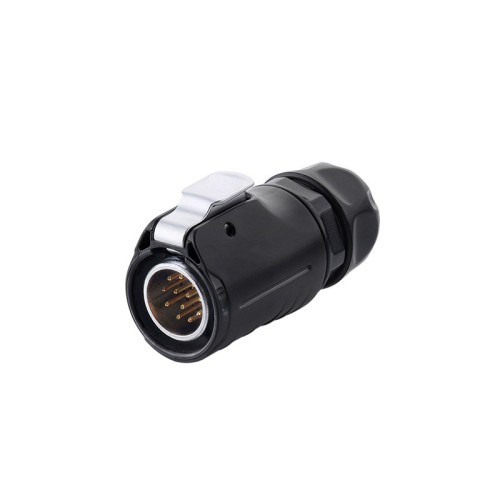 5A 250V AC 12 Pin Male Plug Waterproof Connector LP20 Series